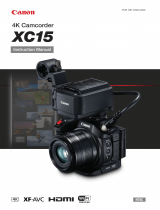 Canon XC-15 User guide