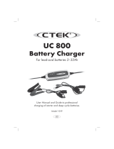 CTEK UC 800 Owner's manual