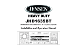 Jensen JHD1635BT Owner's manual