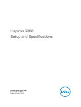 Dell Inspiron 3268 Quick start guide