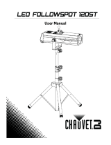 CHAUVET DJ LEDFOLLOWSPOT120ST User manual