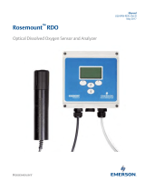 Rosemount RDO Optical Dissolved Oxygen Sensor and Analyzer Owner's manual