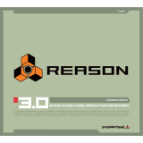Propellerhead Reason 3.0 User manual