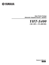 Yamaha YHT-S400 User manual