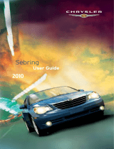 Chrysler 2010 Sebring User manual