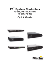 Martin P3 100 System Controller User guide