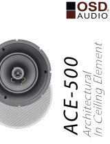 OSD Audio ACE500 Owner's manual