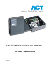 ACT ACTpro 1520 Operating & Installation Instructions Manual