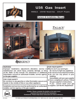 Regency Fireplace Products Energy U35 User manual