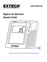 Extech Instruments CO30 User manual