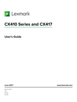 Lexmark CX410de User manual