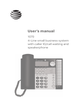 AT&T 1070 User manual