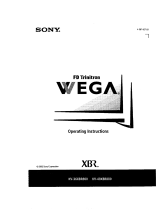 Sony KV-40XBR800 Owner's manual