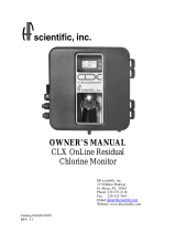HF Scientific Old CLX Online Chlorine Owner's manual