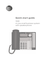 AT&T 1040 Quick start guide