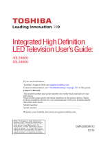 Toshiba 40L3400U User guide