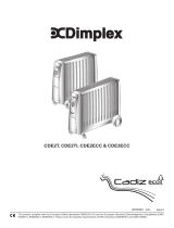 Dimplex Cadiz Eco CDE2Ti 2kW Oil Free Radiator User manual