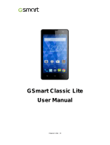 Gsmart Classic Lite User manual