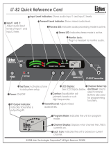 Listen LT-82 IR Transmitter Owner's manual