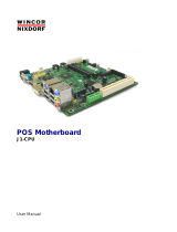 Wincor Nixdorf Motherboard J1-CPU User manual