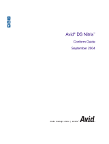 Avid DS Nitris 7.5 User guide