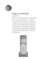 AT&T CL80115 User manual