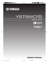 Yamaha YST-SW015 User manual