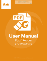 Foxit Reader 8.1 for Windows User manual