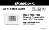 Braeburn Braeburn 7300 7305 Thermostat Wi-Fi Installation guide