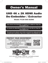 Tripp Lite P130-000-AUDIO User manual