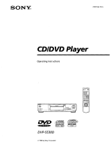 Sony DVP-S530D Owner's manual