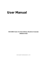 SIGLENT SDG1000X Series Function/Arbitrary Waveform Generator User manual