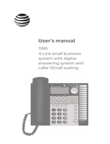 AT&T 1080 User manual