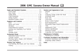 GMC Savana Passenger 2006 Owner's manual