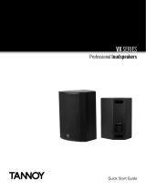 Tannoy VX 12.2Q-WH Quick start guide