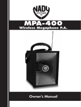 Nady Systems MPA-400 Owner's manual