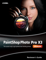 Corel Paintshop Photo Pro X3 Owner's manual