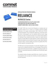 Comnet RLFDX RS-232 Series User manual