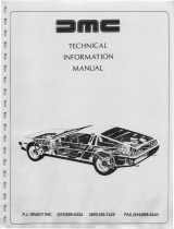 Delorean DMC Technical Information User manual