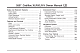 Cadillac XLR 2007 Owner's manual