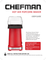 Chefman Hot Air Popcorn Maker User guide
