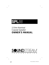 Soundstream SPL 65 User manual