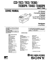 Sony CCD-TR23 Owner's manual