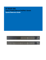Extreme Networks EX-3524/EX-3548 Owner's manual