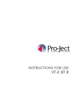 Pro-Ject VT-E BT R (white) User manual