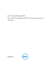 Dell PowerEdge M830 (for PE VRTX) Owner's manual