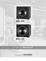 Dynaudio BM 10S User manual
