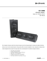 Citronic CX-1608 User manual
