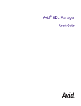 Avid EDL EDL Manager 4.0 User guide