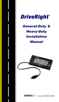 DAVIS DriveRight 600E GD/HD (8160GD, 8160HD) Owner's manual